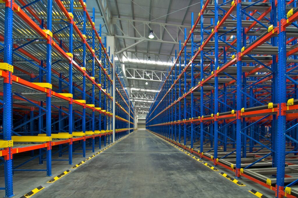 Warehouse shelving storage metal pallet racking system
